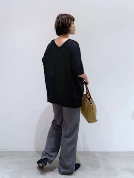 「アイテム（ニット/セーター）」を使った、maturi0108さん（レディース・164cm・40代）の夏コーディネート