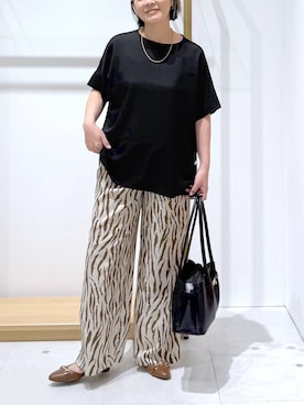 「Elura（エルーラ）のアイテム」を使った、maturi0108さん（レディース・164cm）の春コーディネート