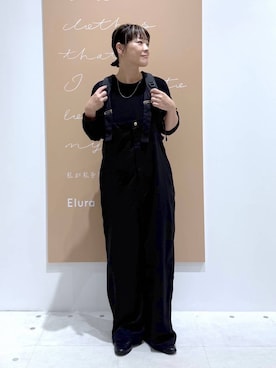 「アイテム（オールインワン・サロペット）」を使った、maturi0108さん（レディース・164cm・40代）の秋コーディネート