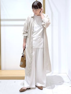 「Elura（エルーラ）のアイテム」を使った、maturi0108さん（レディース・164cm）の春コーディネート