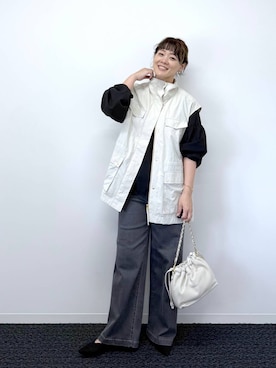 「アイテム（ブレスレット）」を使った、maturi0108さん（レディース・164cm・40代）の秋コーディネート
