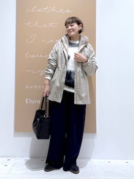 「アイテム（マウンテンパーカー）」を使った、maturi0108さん（レディース・164cm）の冬コーディネート