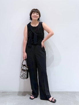 「アイテム（タンクトップ）」を使った、maturi0108さん（レディース・164cm・40代）の夏コーディネート