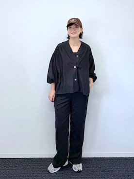 「ラフ」｜「アイテム（キャップ）」を使った、maturi0108さん（レディース・164cm）の秋コーディネート