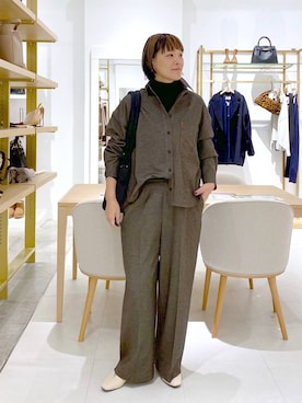 「アイテム（パンプス）」を使った、maturi0108さん（レディース・164cm・40代）の秋コーディネート