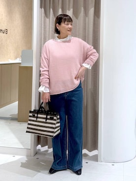 「Elura（エルーラ）のアイテム」を使った、maturi0108さん（レディース・164cm）の春コーディネート