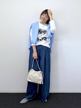 「アイテム（ブレスレット）」を使った、maturi0108さん（レディース・164cm・40代）の秋コーディネート