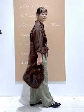 「アイテム（カーゴパンツ）」を使った、maturi0108さん（レディース・164cm・40代）の秋コーディネート