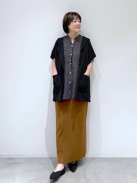「アイテム（カーディガン/ボレロ）」を使った、maturi0108さん（レディース・164cm・40代）の夏コーディネート
