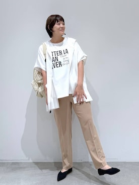 「アイテム（カーディガン/ボレロ）」を使った、maturi0108さん（レディース・164cm・40代）の夏コーディネート