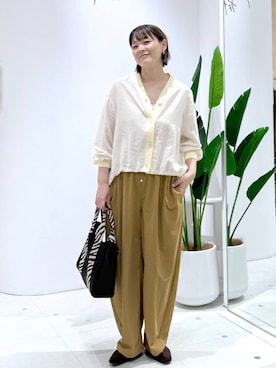 「Elura（エルーラ）のアイテム」を使った、maturi0108さん（レディース・164cm）の春コーディネート