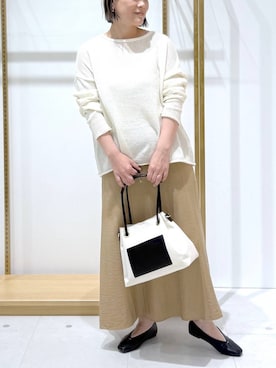 「Elura（エルーラ）のアイテム」を使った、maturi0108さん（レディース・164cm）の春コーディネート