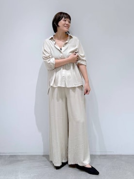 「アイテム（キャミソール）」を使った、maturi0108さん（レディース・164cm・40代）の夏コーディネート