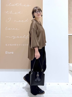 「Elura（エルーラ）のアイテム」を使った、maturi0108さん（レディース・164cm）の冬コーディネート