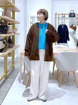 「アイテム（ブルゾン）」を使った、maturi0108さん（レディース・164cm・40代）の秋コーディネート