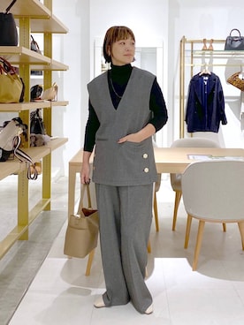 「アイテム（パンプス）」を使った、maturi0108さん（レディース・164cm・40代）の秋コーディネート