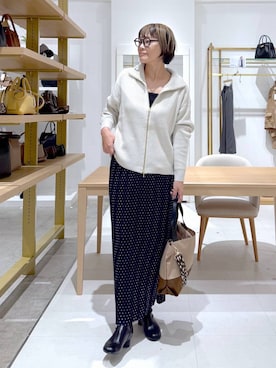 「アイテム（タンクトップ）」を使った、maturi0108さん（レディース・164cm・40代）の秋コーディネート