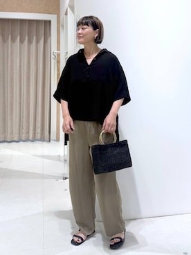 「Elura（エルーラ）のアイテム」を使った、maturi0108さん（レディース・164cm）の夏コーディネート