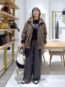 「アイテム（マウンテンパーカー）」を使った、maturi0108さん（レディース・164cm）の秋コーディネート