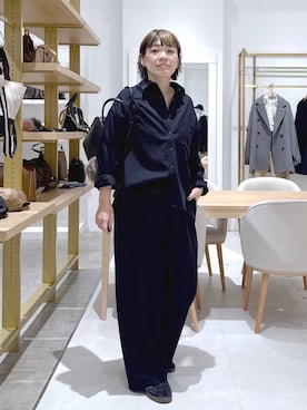 「アイテム（ボストンバッグ）」を使った、maturi0108さん（レディース・164cm・40代）の秋コーディネート