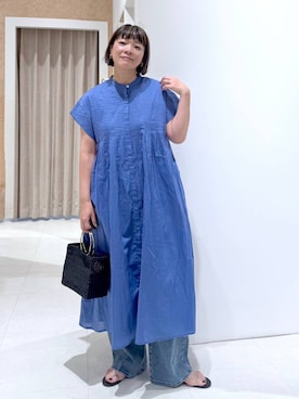 「Elura（エルーラ）のアイテム」を使った、maturi0108さん（レディース・164cm）の夏コーディネート