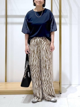 「Elura（エルーラ）のアイテム」を使った、maturi0108さん（レディース・164cm）の春コーディネート