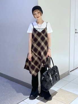 「キャミソール」｜JS_yoccoさん（レディース・155cm）の夏コーディネート