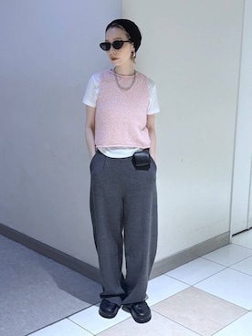 「eL（エル）のアイテム」を使った、JS_yoccoさん（レディース・155cm）の春コーディネート