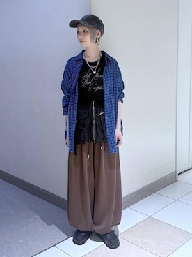 「JEANASIS（ジーナシス）のアイテム（アクセサリー）」を使った、JS_yoccoさん（レディース・155cm）の春コーディネート