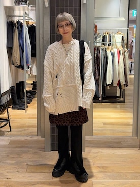 「アイテム（アクセサリー）」を使った、JS_yoccoさん（レディース・155cm）の秋コーディネート