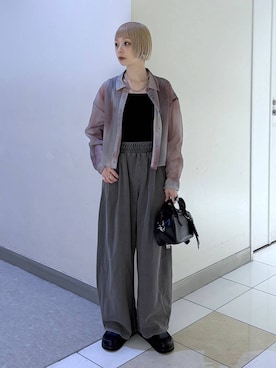 「JEANASIS（ジーナシス）のアイテム」を使った、JS_yoccoさん（レディース・155cm）の春コーディネート