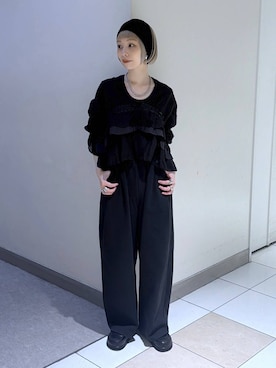 「JEANASIS（ジーナシス）のアイテム（パンツ）」を使った、JS_yoccoさん（レディース・155cm）の春コーディネート