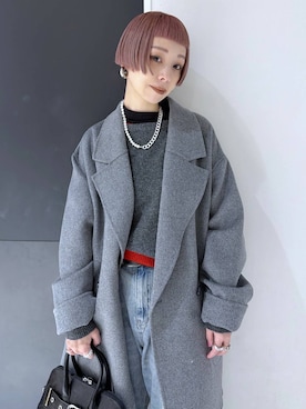 「アイテム（リング）」を使った、JS_yoccoさん（レディース・155cm）の冬コーディネート