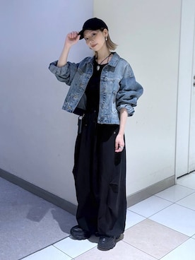 「JEANASIS（ジーナシス）のアイテム」を使った、JS_yoccoさん（レディース・155cm）の秋コーディネート