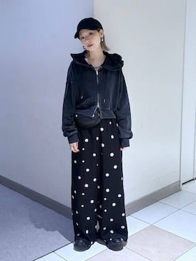 「JEANASIS（ジーナシス）のアイテム（パンツ）」を使った、JS_yoccoさん（レディース・155cm）の夏コーディネート