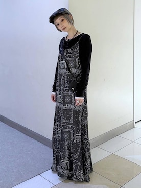 「アイテム（ポーチ）」を使った、JS_yoccoさん（レディース・155cm）の春コーディネート