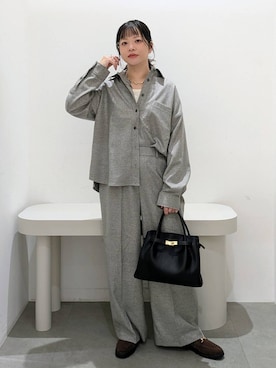 「アイテム（タンクトップ）」を使った、suzuyuuさん（レディース・159cm・40代）の秋コーディネート