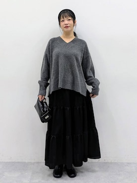 「アイテム（カチューシャ）」を使った、suzuyuuさん（レディース・159cm）の秋コーディネート