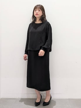 「アイテム（ワンピース）」を使った、suzuyuuさん（レディース・159cm・40代）の春コーディネート