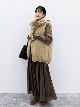 「アイテム（ヘアアクセサリー）」を使った、suzuyuuさん（レディース・159cm・40代）の秋コーディネート