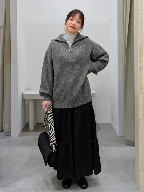 セール】ハーフジップニット/621807（ニット/セーター）｜Elura