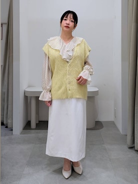 「アイテム（ベスト）」を使った、suzuyuuさん（レディース・159cm・40代）の冬コーディネート