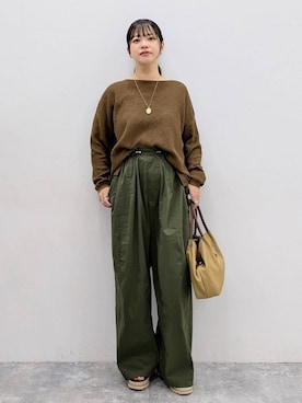 「Elura（エルーラ）のアイテム（サンダル）」を使った、suzuyuuさん（レディース・159cm）の夏コーディネート