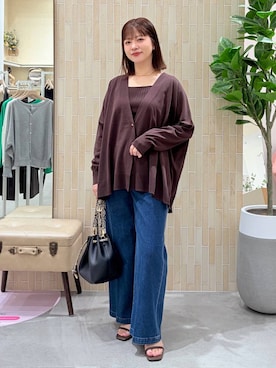 「Elura（エルーラ）のアイテム」を使った、suzuyuuさん（レディース・159cm）の春コーディネート