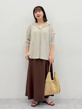 「Elura（エルーラ）のアイテム」を使った、suzuyuuさん（レディース・159cm）の夏コーディネート