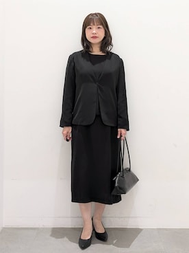 「アイテム（ワンピース）」を使った、suzuyuuさん（レディース・159cm・40代）の春コーディネート