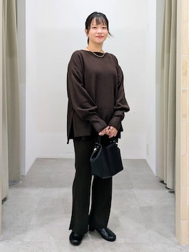 「アイテム（タンクトップ）」を使った、suzuyuuさん（レディース・159cm・40代）の秋コーディネート
