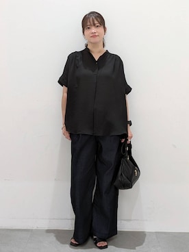 「アイテム（トップス）」を使った、suzuyuuさん（レディース・159cm・40代）の夏コーディネート