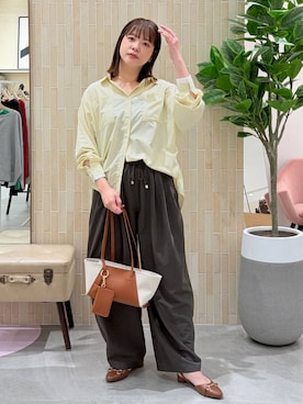 「Elura（エルーラ）のアイテム」を使った、suzuyuuさん（レディース・159cm）の春コーディネート