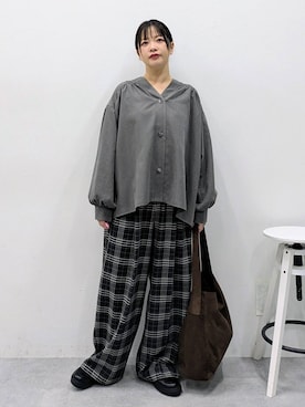 「アイテム（ハンドバッグ）」を使った、suzuyuuさん（レディース・159cm・40代）の冬コーディネート